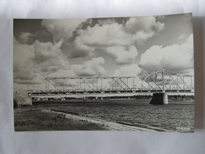 VANHA Postikortti Tornio 1950-luku Alkup.Mallikappale