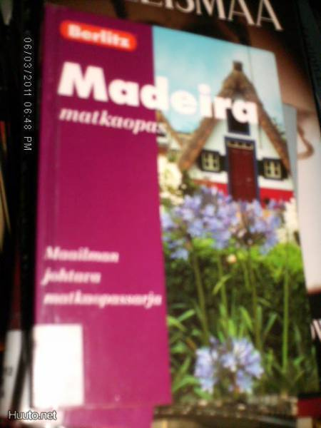 Madeira matkaopas ( 1 p. 2000 ) Berlitz *Sis.postikulut