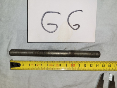 vanha mopo tunturi tai muu renkaan akseli 10mm