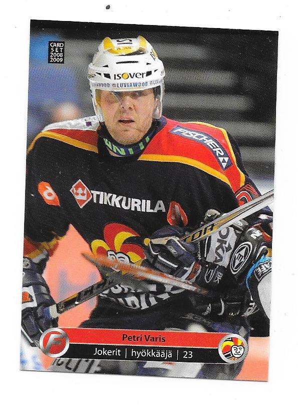 2008-09 CardSet #99 Petri Varis Jokerit