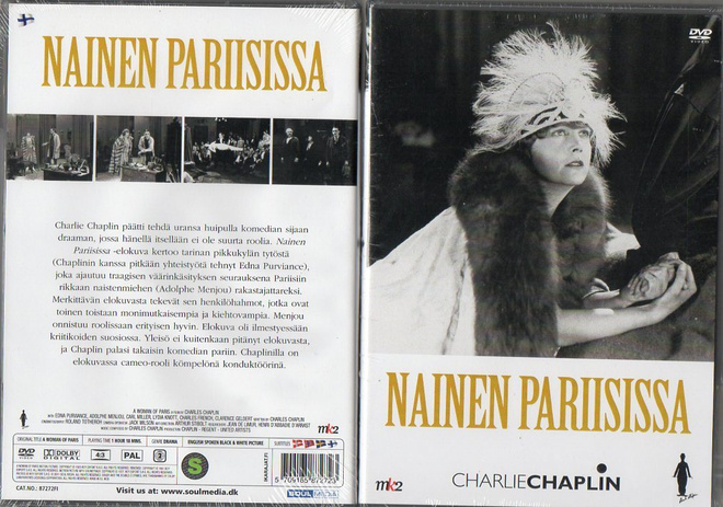 nainen pariisissa	(493)	UUSI	-FI-	DVD	suomik.		charlie chapl