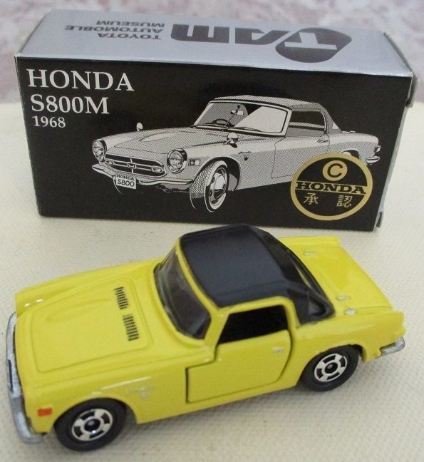 Honda S800M Roadster 1968 Yellow Tomica 23 Japan TAM 1:51