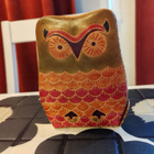 Handmade Pöllö säästölipas nahasta - pikkukuva 3