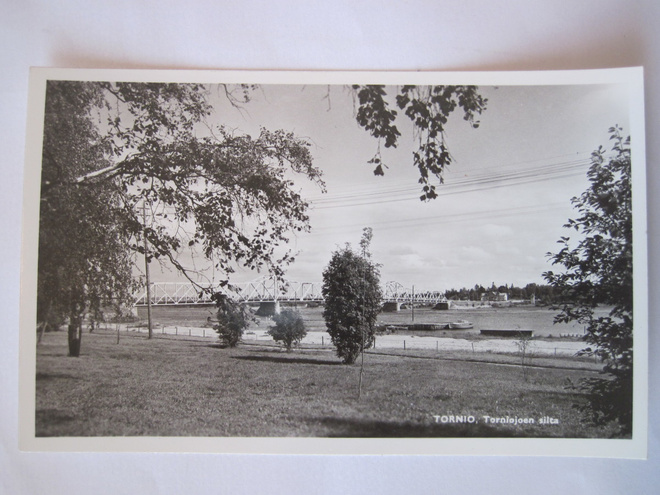 VANHA Postikortti Tornio 1950-luku Alkup.Mallikappale