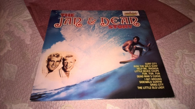 Jan and Dean LP-levy hyvässä kunnossa