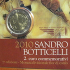 San Marino 2010 2 € Sandro Botticelli UNC - pikkukuva 3