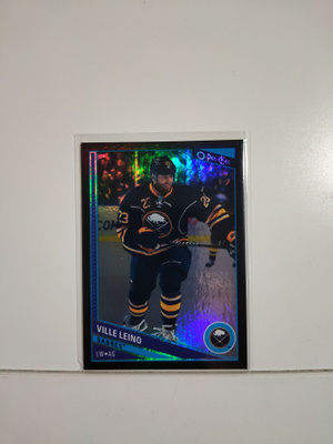 2013-14 O-Pee-Chee - Black Rainbow #417 Ville Leino SN100