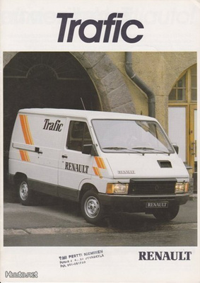Renault Trafic -esite, 1985