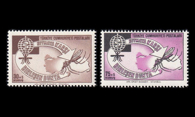 Turkki 1832-3 ** Malarian hävittäminen (1962)