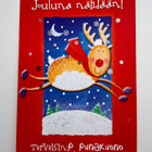 "Jouluna nähdään!"-KULKEMATON JOULUKORTTI - pikkukuva 1