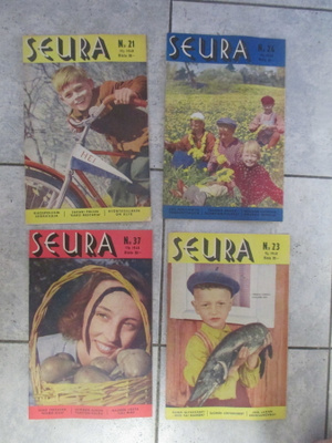 4 KPL VANHOJA SEURA LEHTIÄ V 1948 ( mm SUOMEN LENTOKONEET !!