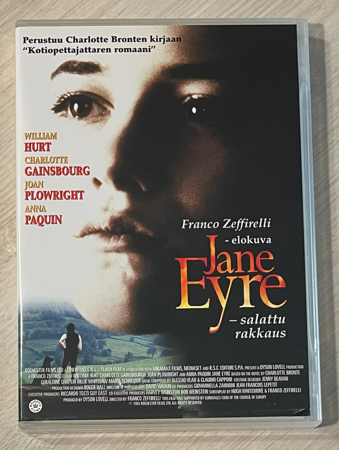 Franco Zeffirelli: JANE EYRE - salattu rakkaus (1996)