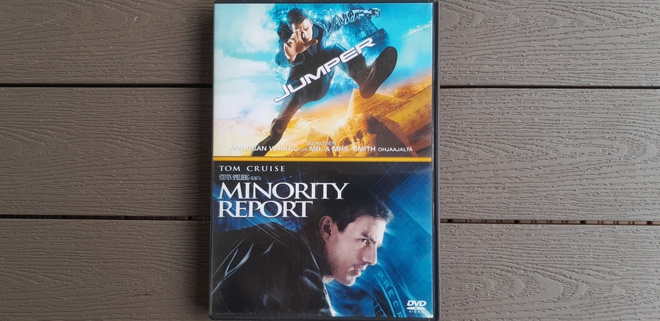 DVD: Jumper (H. Christensen) + Minority Report (Tom Cruise)
