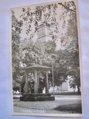 VANHA Postikortti Vaasa 1955