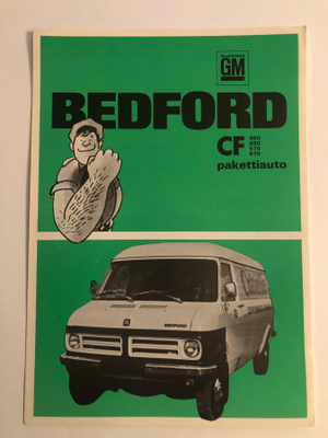 Myyntiesite - Bedford CF - 1970