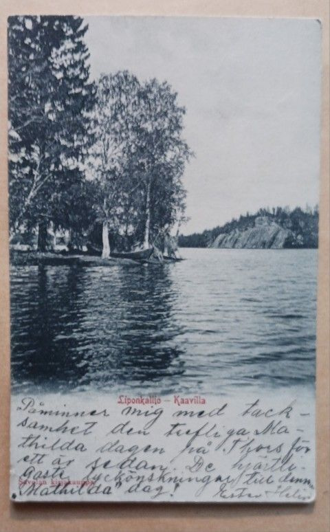 Kaavi, Liponkallio, vanha mv pk, p. 1904