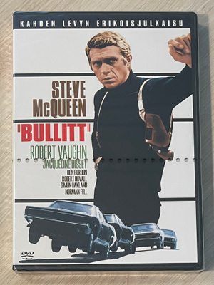 BULLITT (1968) Steve McQueen (2DVD) Erikoisjulkaisu (UUSI)