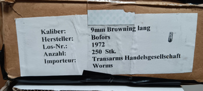 9 mm Browning lang