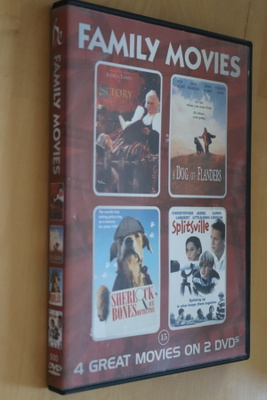 2DVD Family Movies - 4 elokuvaa kahdella DVDllä