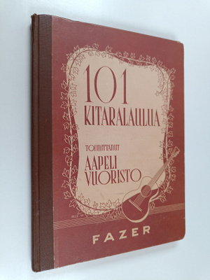 Aapeli (toim.) Vuoristo : 101 kitaralaulua