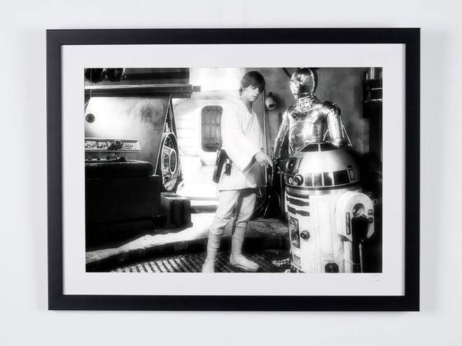 Star Wars - Luk? Skywalker (Mark Hamill) with R2-D2 and C-3P