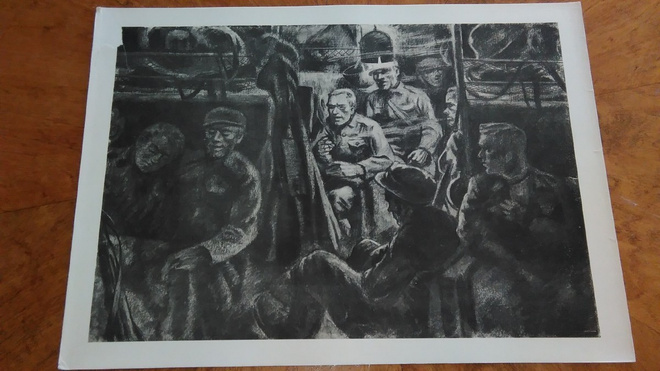 Jatkosota Kotiin Hetkeksi Sotapiirros Lindeberg 1942
