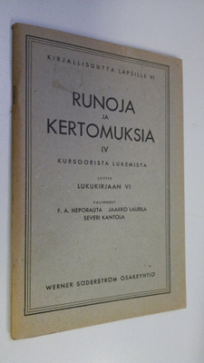 F. A. ym. (valinneet) Heporauta : Runoja ja kertomuksia 4...