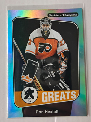Ron Hextall 2024-25 Parkhurst Greats Rainbow Foilboard