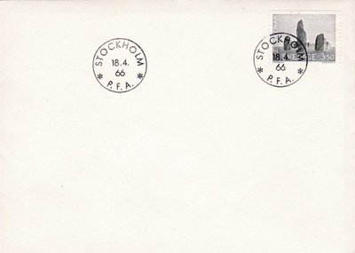 RUOTSI 1966 - Fa 579 FDC KUORI