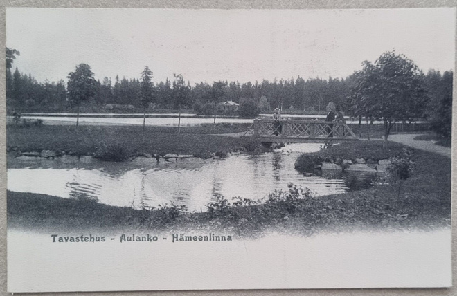 Hämeenlinna Aulanko postikortti+negatiivi
