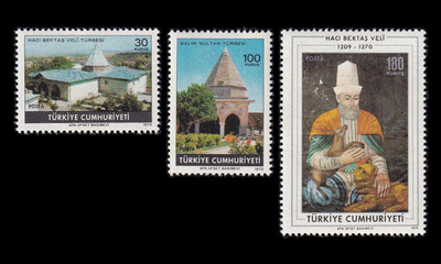 Turkki 2189-91 ** Mystikko Hac? Bekta? Velî (1970)