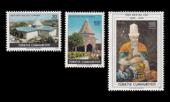 Turkki 2189-91 ** Mystikko Hac? Bekta? Velî (1970)