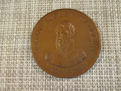 Johan August Sandels mitali 1923 /John Munsterhjelm.