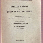 J.L.Runeberg: Kommentar t. psalmer: Samlade skrifter 13:1-2 - pikkukuva 1