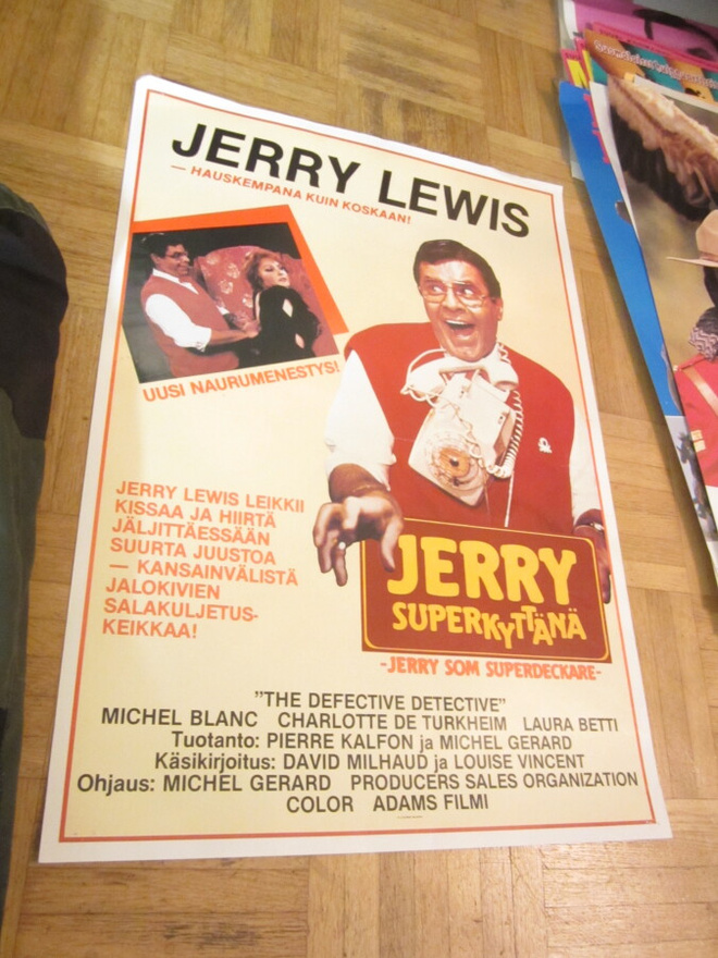 VANHA ORIG ELOKUVAJULISTE JERRY SUPERKYTTÄNÄ