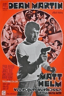 Elokuvajuliste: Matt Helm vaarojen verkossa (Dean Martin)