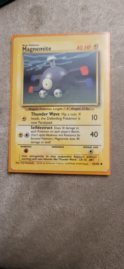Magnemite - Base set 1 (BS1) card
