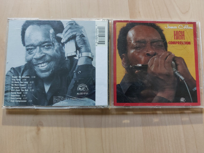 JAMES COTTON  – HIGH COMPRESSION orig.US  1997    CD   ALLIG