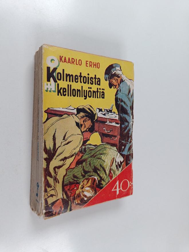 Kaarlo Erho : Kolmetoista kellonlyöntiä : salapoliisiromaani