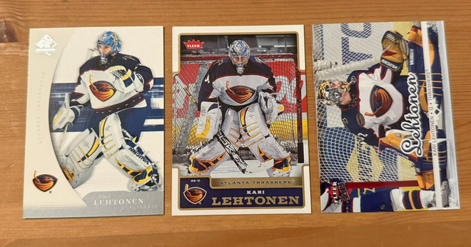 Kari Lehtonen - Atlanta Thrashers - 3 korttia