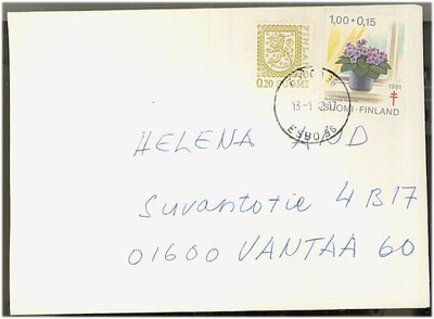 1981 tub 1mk ym kirje