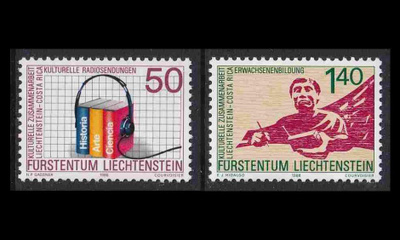 Liechtenstein 945-6 ** Yhteistyö ja solidaarisuus (1988)