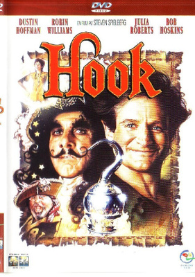 dvd, Hook - Kapteeni Koukku (Dustin Hoffman, Robin Williams,