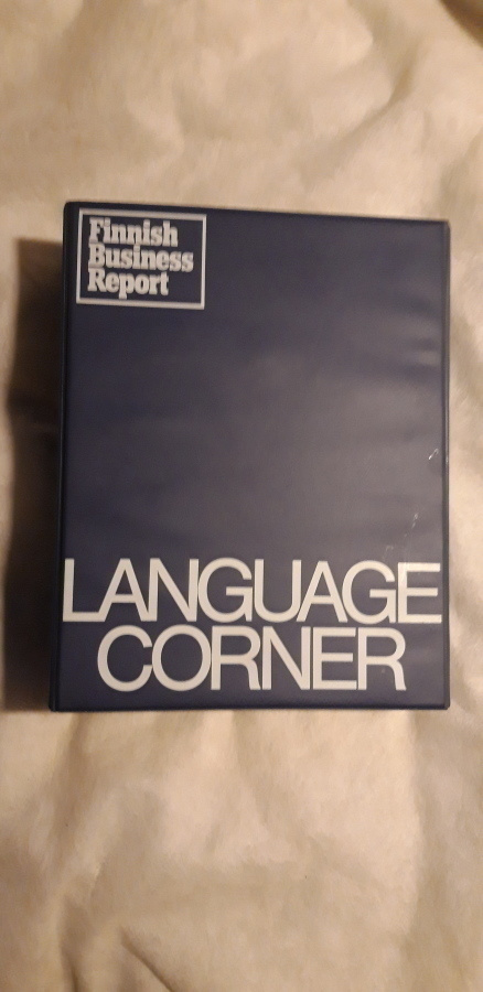 Englannin kielen opiskeluun C kasetteja Language Corner