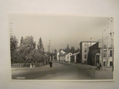 VANHA Postikortti Kerava 1950-l Alkup.Mallikappale