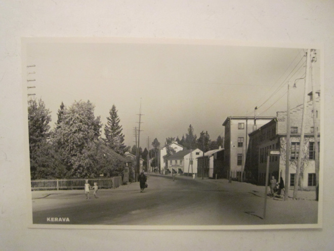 VANHA Postikortti Kerava 1950-l Alkup.Mallikappale
