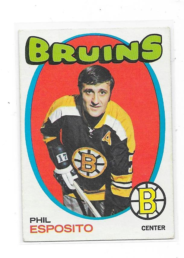 1971-72 Topps #20 Phil Esposito  Boston Bruins