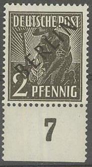 Berlin Mi 1 PUR +
