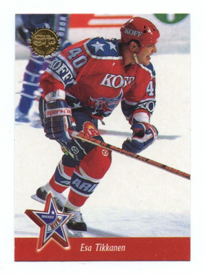 Jääkiekkokortti n:o 276 1994 Esa Tikkanen. HIFK