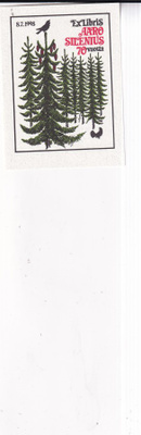 Ex Libris, Aaro Silenius 70 vuotta 1998 , b694